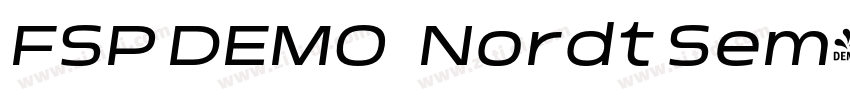 FSP DEMO   Nordt Sem字体转换